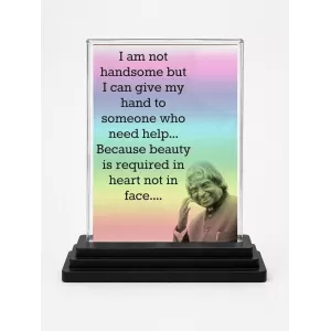 Betty White Acrylic Car Dashboard Showpiece | Double-Sided Betty White Photo Stand | 3 X 4 Inch Photo | Transparent Acrylic Frame With Black Base | Car Dashboard, Office & Table Decor (F71294) Betty White Acrylic Car Dashboard Showpiece | Double-Sided Betty White Photo Stand | 3 X 4 Inch Photo | Transparent Acrylic Frame With Black Base | Car Dashboard, Office & Table Decor (F71294)