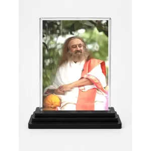 Shree Shree Ravi Shankar Acrylic Car Dashboard Showpiece | Double-Sided Shree Shree Ravi Shankar Photo Stand | 3 X 4 Inch Photo | Transparent Acrylic Frame With Black Base | Car Dashboard, Office & Table Decor (F71303) Shree Shree Ravi Shankar Acrylic Car Dashboard Showpiece | Double-Sided Shree Shree Ravi Shankar Photo Stand | 3 X 4 Inch Photo | Transparent Acrylic Frame With Black Base | Car Dashboard, Office & Table Decor (F71303)