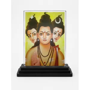 Lord Shiva Acrylic Car Dashboard Showpiece | Double-Sided Lord Shiva Photo Stand | 3 X 4 Inch Photo | Transparent Acrylic Frame With Black Base | Car Dashboard, Office & Table Decor (F71305) Lord Shiva Acrylic Car Dashboard Showpiece | Double-Sided Lord Shiva Photo Stand | 3 X 4 Inch Photo | Transparent Acrylic Frame With Black Base | Car Dashboard, Office & Table Decor (F71305)