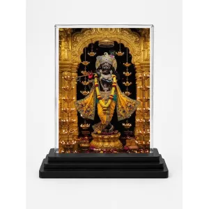 Krishna Acrylic Car Dashboard Showpiece | Double-Sided Krishna Photo Stand | 3 X 4 Inch Photo | Transparent Acrylic Frame With Black Base | Car Dashboard, Office & Table Decor (F71310) Krishna Acrylic Car Dashboard Showpiece | Double-Sided Krishna Photo Stand | 3 X 4 Inch Photo | Transparent Acrylic Frame With Black Base | Car Dashboard, Office & Table Decor (F71310)