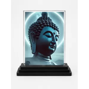 Gautama Buddha Acrylic Car Dashboard Showpiece | Double-Sided Gautama Buddha Photo Stand | 3 X 4 Inch Photo | Transparent Acrylic Frame With Black Base | Car Dashboard, Office & Table Decor (F71332) Gautama Buddha Acrylic Car Dashboard Showpiece | Double-Sided Gautama Buddha Photo Stand | 3 X 4 Inch Photo | Transparent Acrylic Frame With Black Base | Car Dashboard, Office & Table Decor (F71332)