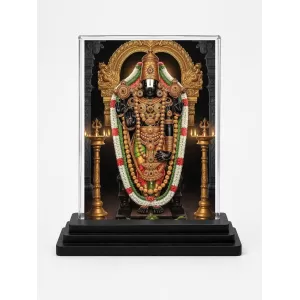 Lord Venkateswara Acrylic Car Dashboard Showpiece | Double-Sided Lord Venkateswara Photo Stand | 3 X 4 Inch Photo | Transparent Acrylic Frame With Black Base | Car Dashboard, Office & Table Decor (F71349) Lord Venkateswara Acrylic Car Dashboard Showpiece | Double-Sided Lord Venkateswara Photo Stand | 3 X 4 Inch Photo | Transparent Acrylic Frame With Black Base | Car Dashboard, Office & Table Decor (F71349)