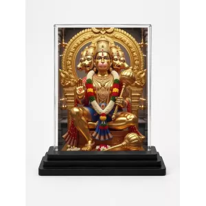 Hanuman Acrylic Car Dashboard Showpiece | Double-Sided Hanuman Photo Stand | 3 X 4 Inch Photo | Transparent Acrylic Frame With Black Base | Car Dashboard, Office & Table Decor (F71354) Hanuman Acrylic Car Dashboard Showpiece | Double-Sided Hanuman Photo Stand | 3 X 4 Inch Photo | Transparent Acrylic Frame With Black Base | Car Dashboard, Office & Table Decor (F71354)