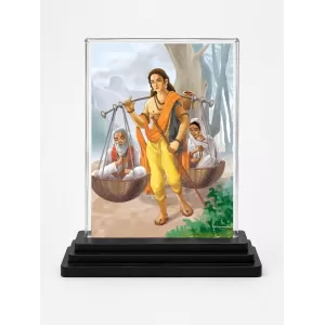 Bhima Acrylic Car Dashboard Showpiece | Double-Sided Bhima Photo Stand | 3 X 4 Inch Photo | Transparent Acrylic Frame With Black Base | Car Dashboard, Office & Table Decor (F71383) Bhima Acrylic Car Dashboard Showpiece | Double-Sided Bhima Photo Stand | 3 X 4 Inch Photo | Transparent Acrylic Frame With Black Base | Car Dashboard, Office & Table Decor (F71383)