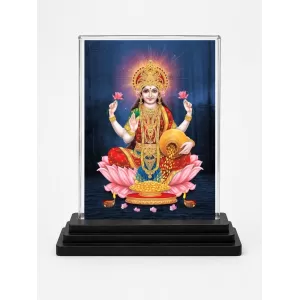 Lakshmi Acrylic Car Dashboard Showpiece | Double-Sided Lakshmi Photo Stand | 3 X 4 Inch Photo | Transparent Acrylic Frame With Black Base | Car Dashboard, Office & Table Decor (F71384) Lakshmi Acrylic Car Dashboard Showpiece | Double-Sided Lakshmi Photo Stand | 3 X 4 Inch Photo | Transparent Acrylic Frame With Black Base | Car Dashboard, Office & Table Decor (F71384)