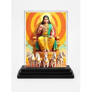 Surya Acrylic Car Dashboard Showpiece | Double-Sided Surya Photo Stand | 3 X 4 Inch Photo | Transparent Acrylic Frame With Black Base | Car Dashboard, Office & Table Decor (F71393) Surya Acrylic Car Dashboard Showpiece | Double-Sided Surya Photo Stand | 3 X 4 Inch Photo | Transparent Acrylic Frame With Black Base | Car Dashboard, Office & Table Decor (F71393)