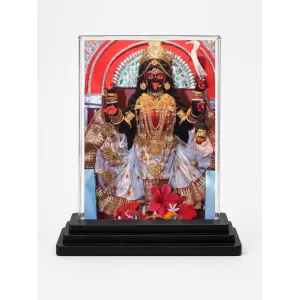 Kali Acrylic Car Dashboard Showpiece | Double-Sided Kali Photo Stand | 3 X 4 Inch Photo | Transparent Acrylic Frame With Black Base | Car Dashboard, Office & Table Decor (F71397) Kali Acrylic Car Dashboard Showpiece | Double-Sided Kali Photo Stand | 3 X 4 Inch Photo | Transparent Acrylic Frame With Black Base | Car Dashboard, Office & Table Decor (F71397)