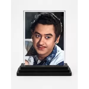 Shree Kishore Kumar Acrylic Car Dashboard Showpiece | Double-Sided Shree Kishore Kumar Photo Stand | 3 X 4 Inch Photo | Transparent Acrylic Frame With Black Base | Car Dashboard, Office & Table Decor (F71406) Shree Kishore Kumar Acrylic Car Dashboard Showpiece | Double-Sided Shree Kishore Kumar Photo Stand | 3 X 4 Inch Photo | Transparent Acrylic Frame With Black Base | Car Dashboard, Office & Table Decor (F71406)