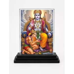 Rama Acrylic Car Dashboard Showpiece | Double-Sided Rama Photo Stand | 3 X 4 Inch Photo | Transparent Acrylic Frame With Black Base | Car Dashboard, Office & Table Decor (F71432) Rama Acrylic Car Dashboard Showpiece | Double-Sided Rama Photo Stand | 3 X 4 Inch Photo | Transparent Acrylic Frame With Black Base | Car Dashboard, Office & Table Decor (F71432)