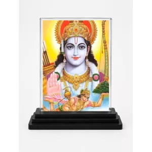 Rama Acrylic Car Dashboard Showpiece | Double-Sided Rama Photo Stand | 3 X 4 Inch Photo | Transparent Acrylic Frame With Black Base | Car Dashboard, Office & Table Decor (F71434) Rama Acrylic Car Dashboard Showpiece | Double-Sided Rama Photo Stand | 3 X 4 Inch Photo | Transparent Acrylic Frame With Black Base | Car Dashboard, Office & Table Decor (F71434)