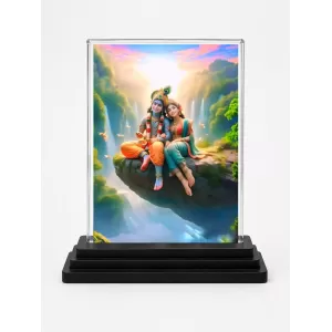 Shree Krishna Acrylic Car Dashboard Showpiece | Double-Sided Shree Krishna Photo Stand | 3 X 4 Inch Photo | Transparent Acrylic Frame With Black Base | Car Dashboard, Office & Table Decor (F71479) Shree Krishna Acrylic Car Dashboard Showpiece | Double-Sided Shree Krishna Photo Stand | 3 X 4 Inch Photo | Transparent Acrylic Frame With Black Base | Car Dashboard, Office & Table Decor (F71479)