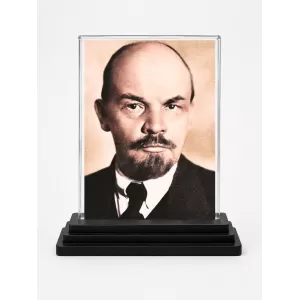 Vladimir Lenin Acrylic Car Dashboard Showpiece | Double-Sided Vladimir Lenin Photo Stand | 3 X 4 Inch Photo | Transparent Acrylic Frame With Black Base | Car Dashboard, Office & Table Decor (F71490) Vladimir Lenin Acrylic Car Dashboard Showpiece | Double-Sided Vladimir Lenin Photo Stand | 3 X 4 Inch Photo | Transparent Acrylic Frame With Black Base | Car Dashboard, Office & Table Decor (F71490)