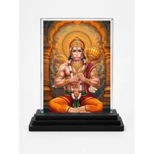 Hanuman Acrylic Car Dashboard Showpiece | Double-Sided Hanuman Photo Stand | 3 X 4 Inch Photo | Transparent Acrylic Frame With Black Base | Car Dashboard, Office & Table Decor (F71494) Hanuman Acrylic Car Dashboard Showpiece | Double-Sided Hanuman Photo Stand | 3 X 4 Inch Photo | Transparent Acrylic Frame With Black Base | Car Dashboard, Office & Table Decor (F71494)