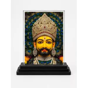 Lord Shree Krishna Acrylic Car Dashboard Showpiece | Double-Sided Lord Shree Krishna Photo Stand | 3 X 4 Inch Photo | Transparent Acrylic Frame With Black Base | Car Dashboard, Office & Table Decor (F71496) Lord Shree Krishna Acrylic Car Dashboard Showpiece | Double-Sided Lord Shree Krishna Photo Stand | 3 X 4 Inch Photo | Transparent Acrylic Frame With Black Base | Car Dashboard, Office & Table Decor (F71496)