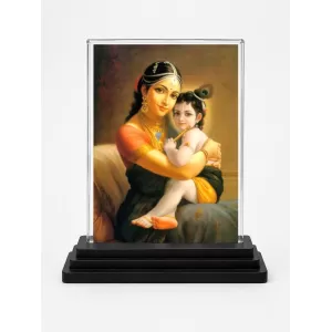 Yashoda And Shree Krishna Acrylic Car Dashboard Showpiece | Double-Sided Yashoda And Shree Krishna Photo Stand | 3 X 4 Inch Photo | Transparent Acrylic Frame With Black Base | Car Dashboard, Office & Table Decor (F71497) Yashoda And Shree Krishna Acrylic Car Dashboard Showpiece | Double-Sided Yashoda And Shree Krishna Photo Stand | 3 X 4 Inch Photo | Transparent Acrylic Frame With Black Base | Car Dashboard, Office & Table Decor (F71497)