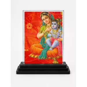 Shree Krishna Acrylic Car Dashboard Showpiece | Double-Sided Shree Krishna Photo Stand | 3 X 4 Inch Photo | Transparent Acrylic Frame With Black Base | Car Dashboard, Office & Table Decor (F71499) Shree Krishna Acrylic Car Dashboard Showpiece | Double-Sided Shree Krishna Photo Stand | 3 X 4 Inch Photo | Transparent Acrylic Frame With Black Base | Car Dashboard, Office & Table Decor (F71499)