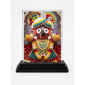 Lord Jagannath Acrylic Car Dashboard Showpiece | Double-Sided Lord Jagannath Photo Stand | 3 X 4 Inch Photo | Transparent Acrylic Frame With Black Base | Car Dashboard, Office & Table Decor (F71531) Lord Jagannath Acrylic Car Dashboard Showpiece | Double-Sided Lord Jagannath Photo Stand | 3 X 4 Inch Photo | Transparent Acrylic Frame With Black Base | Car Dashboard, Office & Table Decor (F71531)