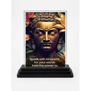 Gautama Buddha Acrylic Car Dashboard Showpiece | Double-Sided Gautama Buddha Photo Stand | 3 X 4 Inch Photo | Transparent Acrylic Frame With Black Base | Car Dashboard, Office & Table Decor (F71563) Gautama Buddha Acrylic Car Dashboard Showpiece | Double-Sided Gautama Buddha Photo Stand | 3 X 4 Inch Photo | Transparent Acrylic Frame With Black Base | Car Dashboard, Office & Table Decor (F71563)