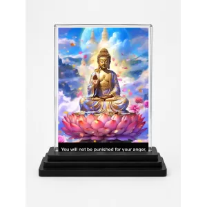 Gautama Buddha Acrylic Car Dashboard Showpiece | Double-Sided Gautama Buddha Photo Stand | 3 X 4 Inch Photo | Transparent Acrylic Frame With Black Base | Car Dashboard, Office & Table Decor (F71579) Gautama Buddha Acrylic Car Dashboard Showpiece | Double-Sided Gautama Buddha Photo Stand | 3 X 4 Inch Photo | Transparent Acrylic Frame With Black Base | Car Dashboard, Office & Table Decor (F71579)