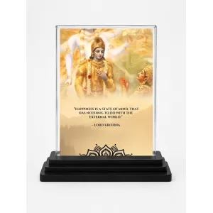 Lord Shree Krishna Acrylic Car Dashboard Showpiece | Double-Sided Lord Shree Krishna Photo Stand | 3 X 4 Inch Photo | Transparent Acrylic Frame With Black Base | Car Dashboard, Office & Table Decor (F71590) Lord Shree Krishna Acrylic Car Dashboard Showpiece | Double-Sided Lord Shree Krishna Photo Stand | 3 X 4 Inch Photo | Transparent Acrylic Frame With Black Base | Car Dashboard, Office & Table Decor (F71590)