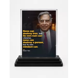 Shree Ratan Tata Acrylic Car Dashboard Showpiece | Double-Sided Shree Ratan Tata Photo Stand | 3 X 4 Inch Photo | Transparent Acrylic Frame With Black Base | Car Dashboard, Office & Table Decor (F71600) Shree Ratan Tata Acrylic Car Dashboard Showpiece | Double-Sided Shree Ratan Tata Photo Stand | 3 X 4 Inch Photo | Transparent Acrylic Frame With Black Base | Car Dashboard, Office & Table Decor (F71600)