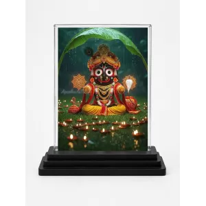 Lord Lord Jagannatha Acrylic Car Dashboard Showpiece | Double-Sided Lord Lord Jagannatha Photo Stand | 3 X 4 Inch Photo | Transparent Acrylic Frame With Black Base | Car Dashboard, Office & Table Decor (F71659) Lord Lord Jagannatha Acrylic Car Dashboard Showpiece | Double-Sided Lord Lord Jagannatha Photo Stand | 3 X 4 Inch Photo | Transparent Acrylic Frame With Black Base | Car Dashboard, Office & Table Decor (F71659)