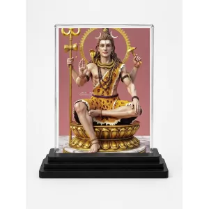 Lord Shiva Acrylic Car Dashboard Showpiece | Double-Sided Lord Shiva Photo Stand | 3 X 4 Inch Photo | Transparent Acrylic Frame With Black Base | Car Dashboard, Office & Table Decor (F71699) Lord Shiva Acrylic Car Dashboard Showpiece | Double-Sided Lord Shiva Photo Stand | 3 X 4 Inch Photo | Transparent Acrylic Frame With Black Base | Car Dashboard, Office & Table Decor (F71699)