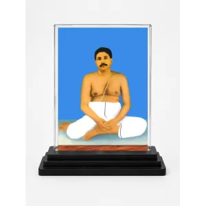 Shree Thakur Anukul Chandra Acrylic Car Dashboard Showpiece | Double-Sided Shree Thakur Anukul Chandra Photo Stand | 3 X 4 Inch Photo | Transparent Acrylic Frame With Black Base | Car Dashboard, Office & Table Decor (F71705) Shree Thakur Anukul Chandra Acrylic Car Dashboard Showpiece | Double-Sided Shree Thakur Anukul Chandra Photo Stand | 3 X 4 Inch Photo | Transparent Acrylic Frame With Black Base | Car Dashboard, Office & Table Decor (F71705)