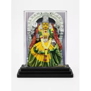 Yellamma Acrylic Car Dashboard Showpiece | Double-Sided Yellamma Photo Stand | 3 X 4 Inch Photo | Transparent Acrylic Frame With Black Base | Car Dashboard, Office & Table Decor (F71710) Yellamma Acrylic Car Dashboard Showpiece | Double-Sided Yellamma Photo Stand | 3 X 4 Inch Photo | Transparent Acrylic Frame With Black Base | Car Dashboard, Office & Table Decor (F71710)