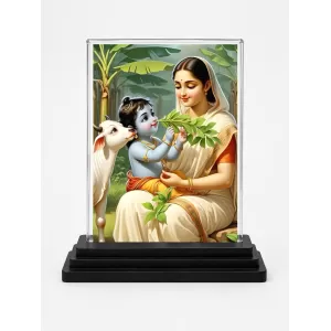 Yashoda Acrylic Car Dashboard Showpiece | Double-Sided Yashoda Photo Stand | 3 X 4 Inch Photo | Transparent Acrylic Frame With Black Base | Car Dashboard, Office & Table Decor (F71715) Yashoda Acrylic Car Dashboard Showpiece | Double-Sided Yashoda Photo Stand | 3 X 4 Inch Photo | Transparent Acrylic Frame With Black Base | Car Dashboard, Office & Table Decor (F71715)