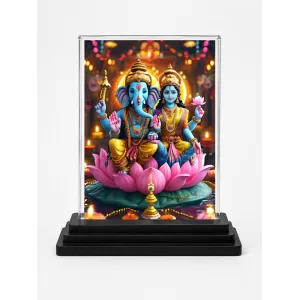 Lord Ganesha And Lord Ganesha Acrylic Car Dashboard Showpiece | Double-Sided Lord Ganesha And Lord Ganesha Photo Stand | 3 X 4 Inch Photo | Transparent Acrylic Frame With Black Base | Car Dashboard, Office & Table Decor (F71718) Lord Ganesha And Lord Ganesha Acrylic Car Dashboard Showpiece | Double-Sided Lord Ganesha And Lord Ganesha Photo Stand | 3 X 4 Inch Photo | Transparent Acrylic Frame With Black Base | Car Dashboard, Office & Table Decor (F71718)