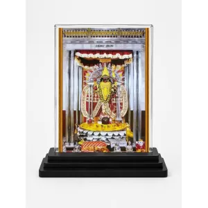 Kamakshi Acrylic Car Dashboard Showpiece | Double-Sided Kamakshi Photo Stand | 3 X 4 Inch Photo | Transparent Acrylic Frame With Black Base | Car Dashboard, Office & Table Decor (F71724) Kamakshi Acrylic Car Dashboard Showpiece | Double-Sided Kamakshi Photo Stand | 3 X 4 Inch Photo | Transparent Acrylic Frame With Black Base | Car Dashboard, Office & Table Decor (F71724)