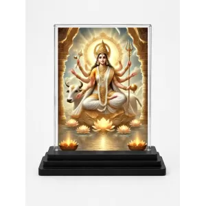 Brahma Acrylic Car Dashboard Showpiece | Double-Sided Brahma Photo Stand | 3 X 4 Inch Photo | Transparent Acrylic Frame With Black Base | Car Dashboard, Office & Table Decor (F71766) Brahma Acrylic Car Dashboard Showpiece | Double-Sided Brahma Photo Stand | 3 X 4 Inch Photo | Transparent Acrylic Frame With Black Base | Car Dashboard, Office & Table Decor (F71766)