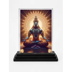 Lord Shiva Acrylic Car Dashboard Showpiece | Double-Sided Lord Shiva Photo Stand | 3 X 4 Inch Photo | Transparent Acrylic Frame With Black Base | Car Dashboard, Office & Table Decor (F71802) Lord Shiva Acrylic Car Dashboard Showpiece | Double-Sided Lord Shiva Photo Stand | 3 X 4 Inch Photo | Transparent Acrylic Frame With Black Base | Car Dashboard, Office & Table Decor (F71802)