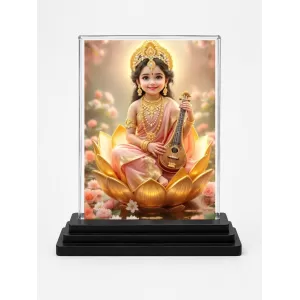 Lord Krishna Acrylic Car Dashboard Showpiece | Double-Sided Lord Krishna Photo Stand | 3 X 4 Inch Photo | Transparent Acrylic Frame With Black Base | Car Dashboard, Office & Table Decor (F71804) Lord Krishna Acrylic Car Dashboard Showpiece | Double-Sided Lord Krishna Photo Stand | 3 X 4 Inch Photo | Transparent Acrylic Frame With Black Base | Car Dashboard, Office & Table Decor (F71804)