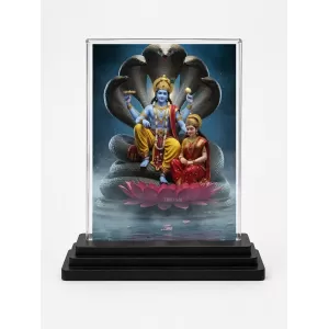 Vishnu Acrylic Car Dashboard Showpiece | Double-Sided Vishnu Photo Stand | 3 X 4 Inch Photo | Transparent Acrylic Frame With Black Base | Car Dashboard, Office & Table Decor (F71820) Vishnu Acrylic Car Dashboard Showpiece | Double-Sided Vishnu Photo Stand | 3 X 4 Inch Photo | Transparent Acrylic Frame With Black Base | Car Dashboard, Office & Table Decor (F71820)