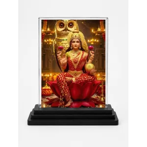 Lakshmi Acrylic Car Dashboard Showpiece | Double-Sided Lakshmi Photo Stand | 3 X 4 Inch Photo | Transparent Acrylic Frame With Black Base | Car Dashboard, Office & Table Decor (F71847) Lakshmi Acrylic Car Dashboard Showpiece | Double-Sided Lakshmi Photo Stand | 3 X 4 Inch Photo | Transparent Acrylic Frame With Black Base | Car Dashboard, Office & Table Decor (F71847)