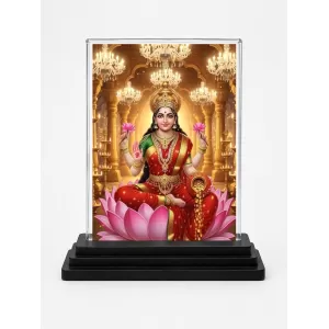 Lakshmi Acrylic Car Dashboard Showpiece | Double-Sided Lakshmi Photo Stand | 3 X 4 Inch Photo | Transparent Acrylic Frame With Black Base | Car Dashboard, Office & Table Decor (F71855) Lakshmi Acrylic Car Dashboard Showpiece | Double-Sided Lakshmi Photo Stand | 3 X 4 Inch Photo | Transparent Acrylic Frame With Black Base | Car Dashboard, Office & Table Decor (F71855)