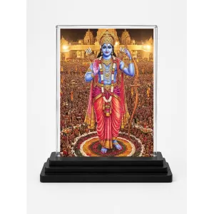 Rama Acrylic Car Dashboard Showpiece | Double-Sided Rama Photo Stand | 3 X 4 Inch Photo | Transparent Acrylic Frame With Black Base | Car Dashboard, Office & Table Decor (F71860) Rama Acrylic Car Dashboard Showpiece | Double-Sided Rama Photo Stand | 3 X 4 Inch Photo | Transparent Acrylic Frame With Black Base | Car Dashboard, Office & Table Decor (F71860)