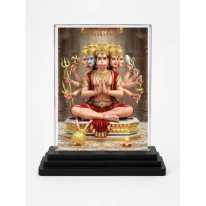 Brahma Acrylic Car Dashboard Showpiece | Double-Sided Brahma Photo Stand | 3 X 4 Inch Photo | Transparent Acrylic Frame With Black Base | Car Dashboard, Office & Table Decor (F71863) Brahma Acrylic Car Dashboard Showpiece | Double-Sided Brahma Photo Stand | 3 X 4 Inch Photo | Transparent Acrylic Frame With Black Base | Car Dashboard, Office & Table Decor (F71863)