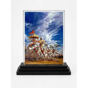 Arjuna Acrylic Car Dashboard Showpiece | Double-Sided Arjuna Photo Stand | 3 X 4 Inch Photo | Transparent Acrylic Frame With Black Base | Car Dashboard, Office & Table Decor (F71865) Arjuna Acrylic Car Dashboard Showpiece | Double-Sided Arjuna Photo Stand | 3 X 4 Inch Photo | Transparent Acrylic Frame With Black Base | Car Dashboard, Office & Table Decor (F71865)