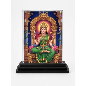 Lakshmi Acrylic Car Dashboard Showpiece | Double-Sided Lakshmi Photo Stand | 3 X 4 Inch Photo | Transparent Acrylic Frame With Black Base | Car Dashboard, Office & Table Decor (F71868) Lakshmi Acrylic Car Dashboard Showpiece | Double-Sided Lakshmi Photo Stand | 3 X 4 Inch Photo | Transparent Acrylic Frame With Black Base | Car Dashboard, Office & Table Decor (F71868)