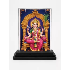 Lakshmi Acrylic Car Dashboard Showpiece | Double-Sided Lakshmi Photo Stand | 3 X 4 Inch Photo | Transparent Acrylic Frame With Black Base | Car Dashboard, Office & Table Decor (F71869) Lakshmi Acrylic Car Dashboard Showpiece | Double-Sided Lakshmi Photo Stand | 3 X 4 Inch Photo | Transparent Acrylic Frame With Black Base | Car Dashboard, Office & Table Decor (F71869)