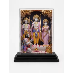 Ram Darbar Acrylic Car Dashboard Showpiece | Double-Sided Ram Darbar Photo Stand | 3 X 4 Inch Photo | Transparent Acrylic Frame With Black Base | Car Dashboard, Office & Table Decor (F71879) Ram Darbar Acrylic Car Dashboard Showpiece | Double-Sided Ram Darbar Photo Stand | 3 X 4 Inch Photo | Transparent Acrylic Frame With Black Base | Car Dashboard, Office & Table Decor (F71879)