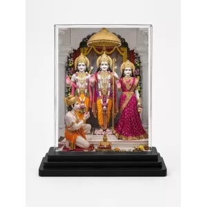 Ram Darbar Acrylic Car Dashboard Showpiece | Double-Sided Ram Darbar Photo Stand | 3 X 4 Inch Photo | Transparent Acrylic Frame With Black Base | Car Dashboard, Office & Table Decor (F71880) Ram Darbar Acrylic Car Dashboard Showpiece | Double-Sided Ram Darbar Photo Stand | 3 X 4 Inch Photo | Transparent Acrylic Frame With Black Base | Car Dashboard, Office & Table Decor (F71880)