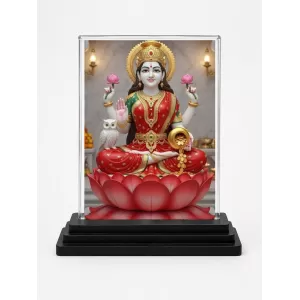 Lakshmi Acrylic Car Dashboard Showpiece | Double-Sided Lakshmi Photo Stand | 3 X 4 Inch Photo | Transparent Acrylic Frame With Black Base | Car Dashboard, Office & Table Decor (F71889) Lakshmi Acrylic Car Dashboard Showpiece | Double-Sided Lakshmi Photo Stand | 3 X 4 Inch Photo | Transparent Acrylic Frame With Black Base | Car Dashboard, Office & Table Decor (F71889)