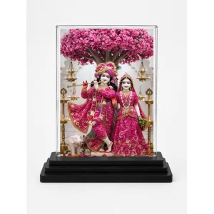 Radha Krishna Acrylic Car Dashboard Showpiece | Double-Sided Radha Krishna Photo Stand | 3 X 4 Inch Photo | Transparent Acrylic Frame With Black Base | Car Dashboard, Office & Table Decor (F71905) Radha Krishna Acrylic Car Dashboard Showpiece | Double-Sided Radha Krishna Photo Stand | 3 X 4 Inch Photo | Transparent Acrylic Frame With Black Base | Car Dashboard, Office & Table Decor (F71905)