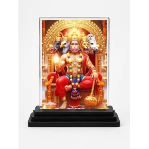 Hanuman Acrylic Car Dashboard Showpiece | Double-Sided Hanuman Photo Stand | 3 X 4 Inch Photo | Transparent Acrylic Frame With Black Base | Car Dashboard, Office & Table Decor (F71930) Hanuman Acrylic Car Dashboard Showpiece | Double-Sided Hanuman Photo Stand | 3 X 4 Inch Photo | Transparent Acrylic Frame With Black Base | Car Dashboard, Office & Table Decor (F71930)