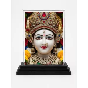 Goddess Lakshmi Acrylic Car Dashboard Showpiece | Double-Sided Goddess Lakshmi Photo Stand | 3 X 4 Inch Photo | Transparent Acrylic Frame With Black Base | Car Dashboard, Office & Table Decor (F71934) Goddess Lakshmi Acrylic Car Dashboard Showpiece | Double-Sided Goddess Lakshmi Photo Stand | 3 X 4 Inch Photo | Transparent Acrylic Frame With Black Base | Car Dashboard, Office & Table Decor (F71934)