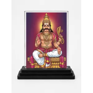 Lord Murugan Acrylic Car Dashboard Showpiece | Double-Sided Lord Murugan Photo Stand | 3 X 4 Inch Photo | Transparent Acrylic Frame With Black Base | Car Dashboard, Office & Table Decor (F71940) Lord Murugan Acrylic Car Dashboard Showpiece | Double-Sided Lord Murugan Photo Stand | 3 X 4 Inch Photo | Transparent Acrylic Frame With Black Base | Car Dashboard, Office & Table Decor (F71940)